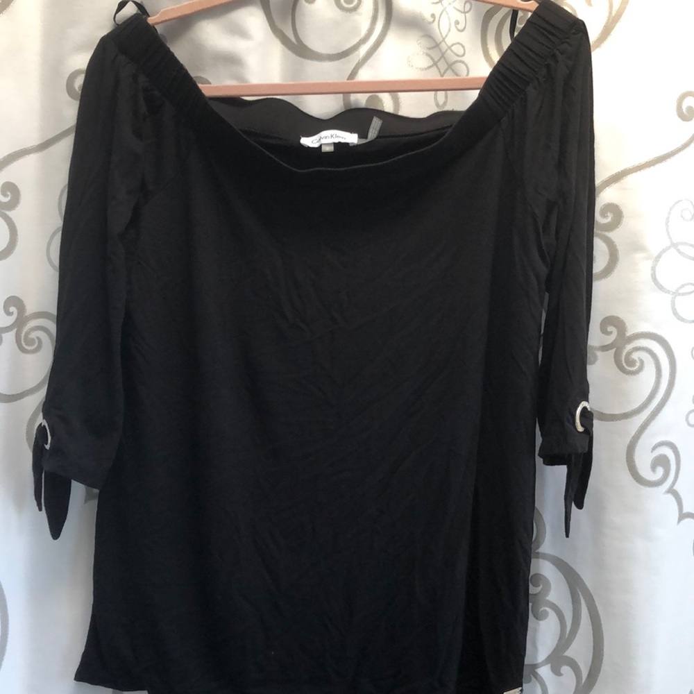 Calvin Klein off the shoulder top